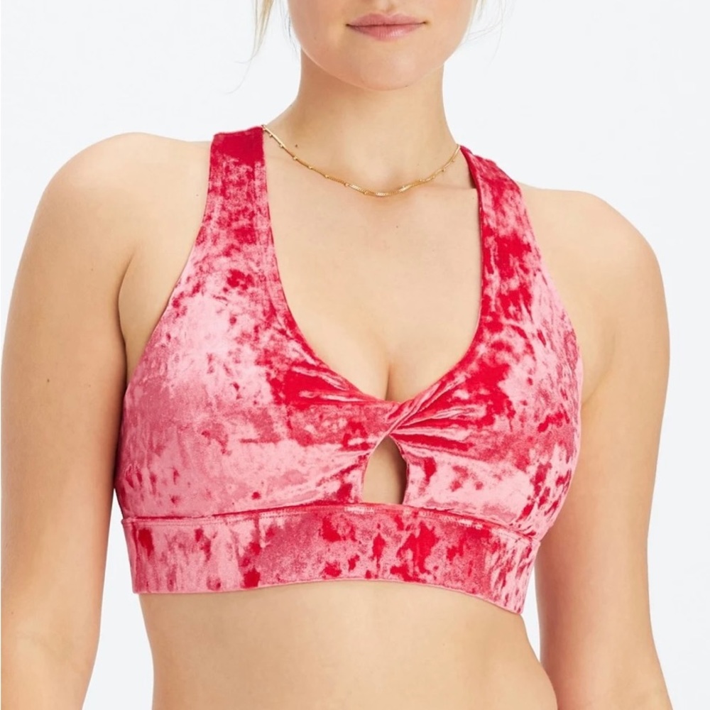 Fabletics Velour Sports Bra